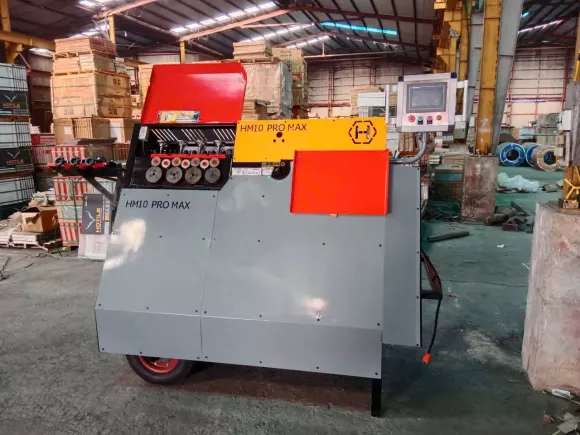 Máy bẻ đai sắt HM10 PRO MAX Hoàng Minh – Năng suất, chính xác, an toàn