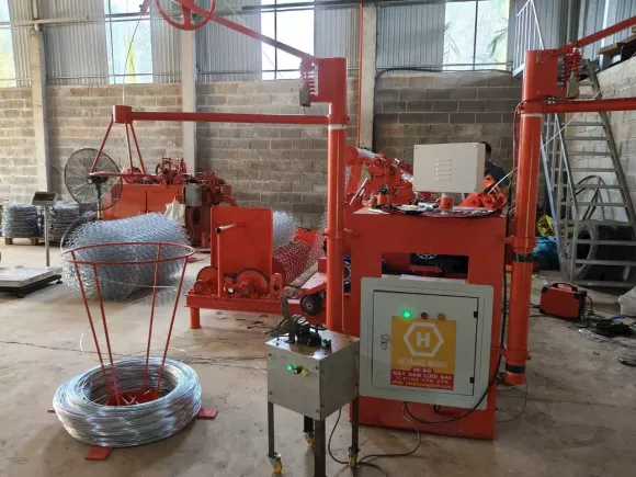 Máy đan lưới B40 Hoàng Minh thế hệ mới chính xác, bền bỉ