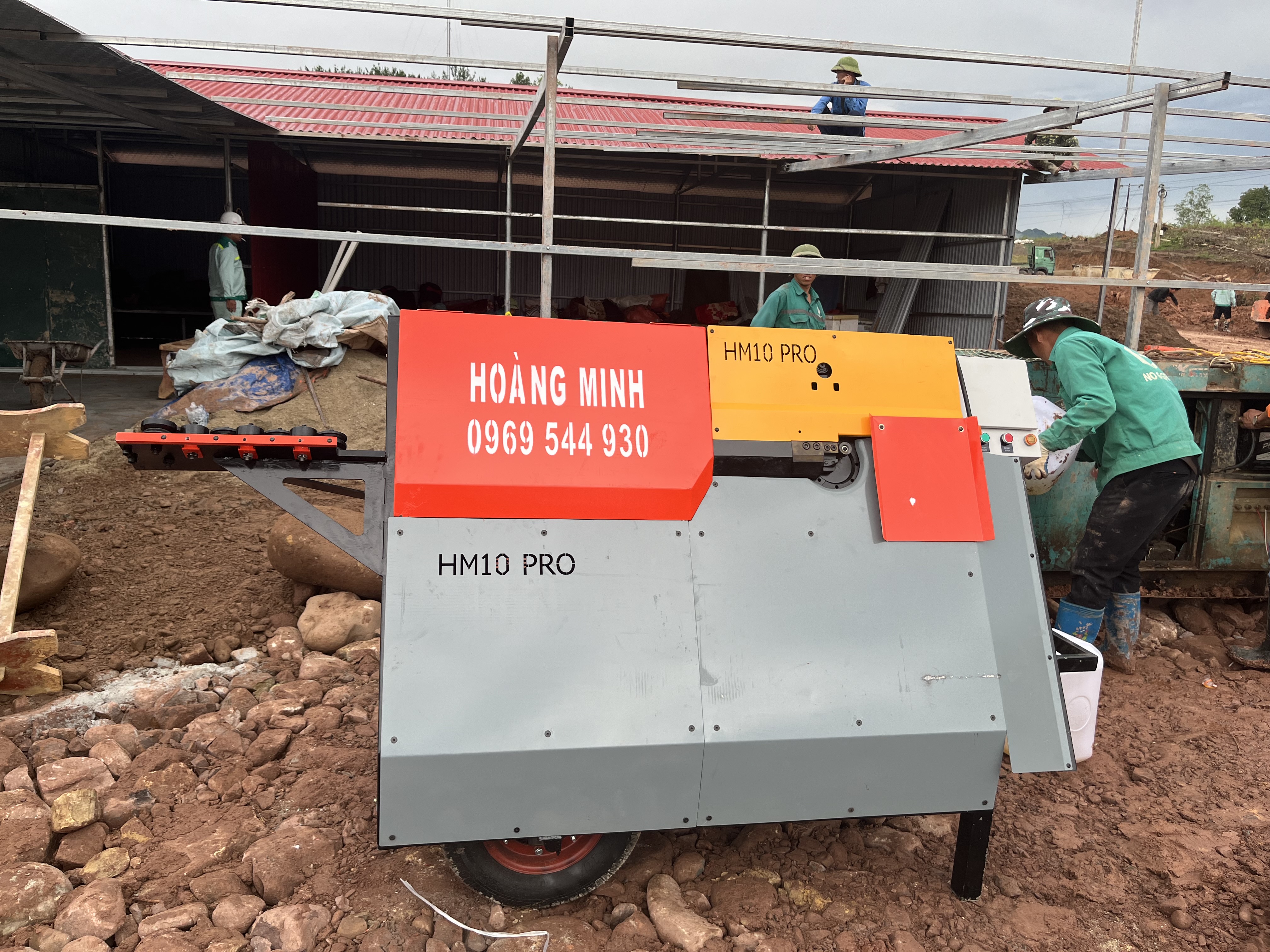 Máy bẻ đai tự HM10 PRO – Thiết bị cơ khí xây dựng hiện đại