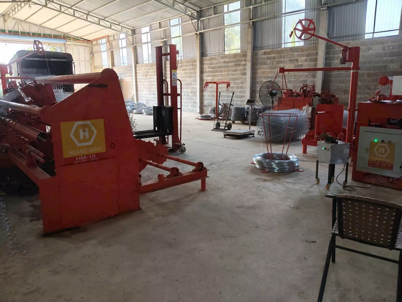 Máy đan lưới B40 Hoàng Minh thế hệ mới chính xác, bền bỉ